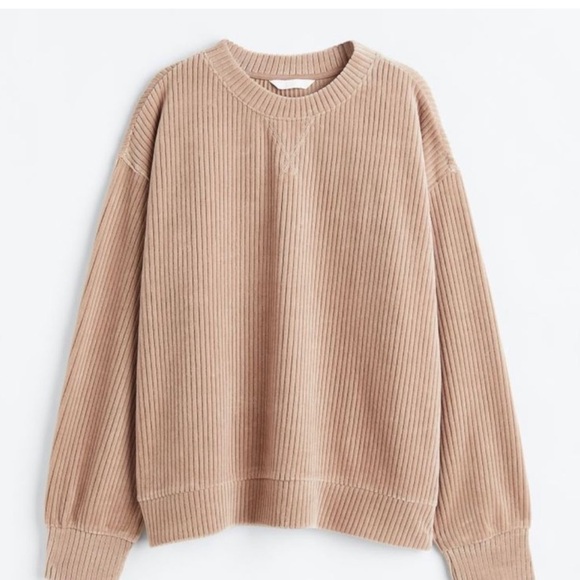 H&M Ribbed Pullover in Brown - Picture 2 of 7